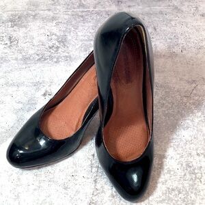 Corso Como Classic Black Patent Leather Pumps Cushioned Insoles Women’s 7.5M